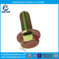 DIN6921 Blue Zinc Plated Hex Flange Bolt without serration